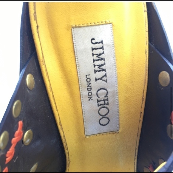 Jimmy Choo Leather Sandals size 7 - Picture 5 of 11